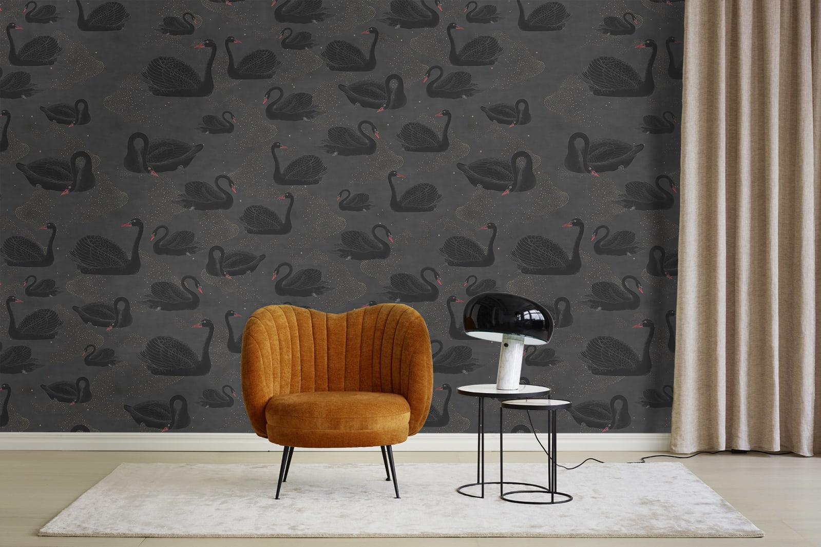 137634-foto-tapet-3d-cygne-noir-personalizat-rebel-walls