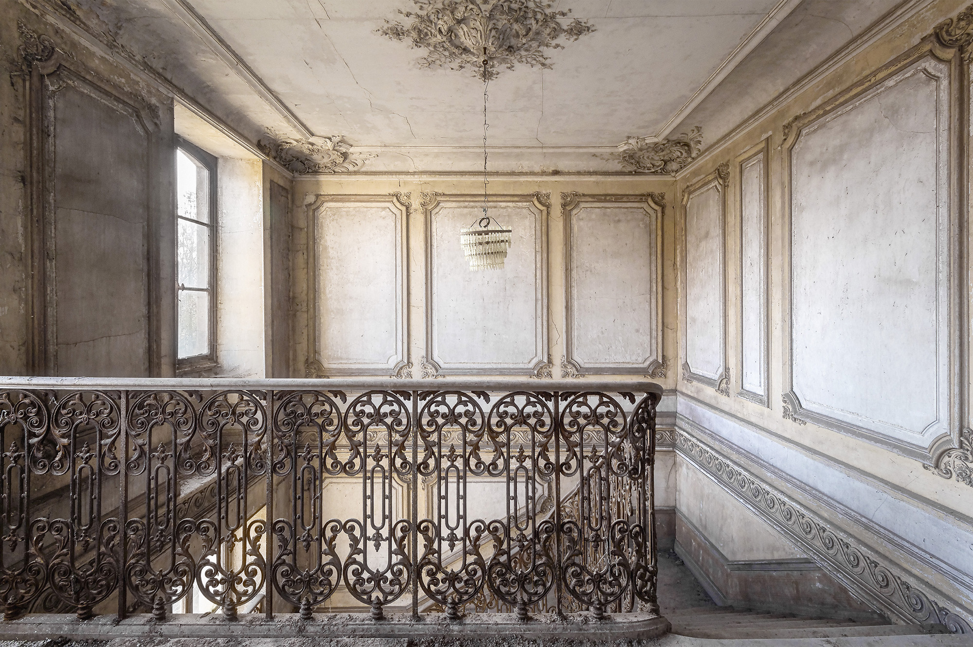 Beautiful Abandoned Staircase.