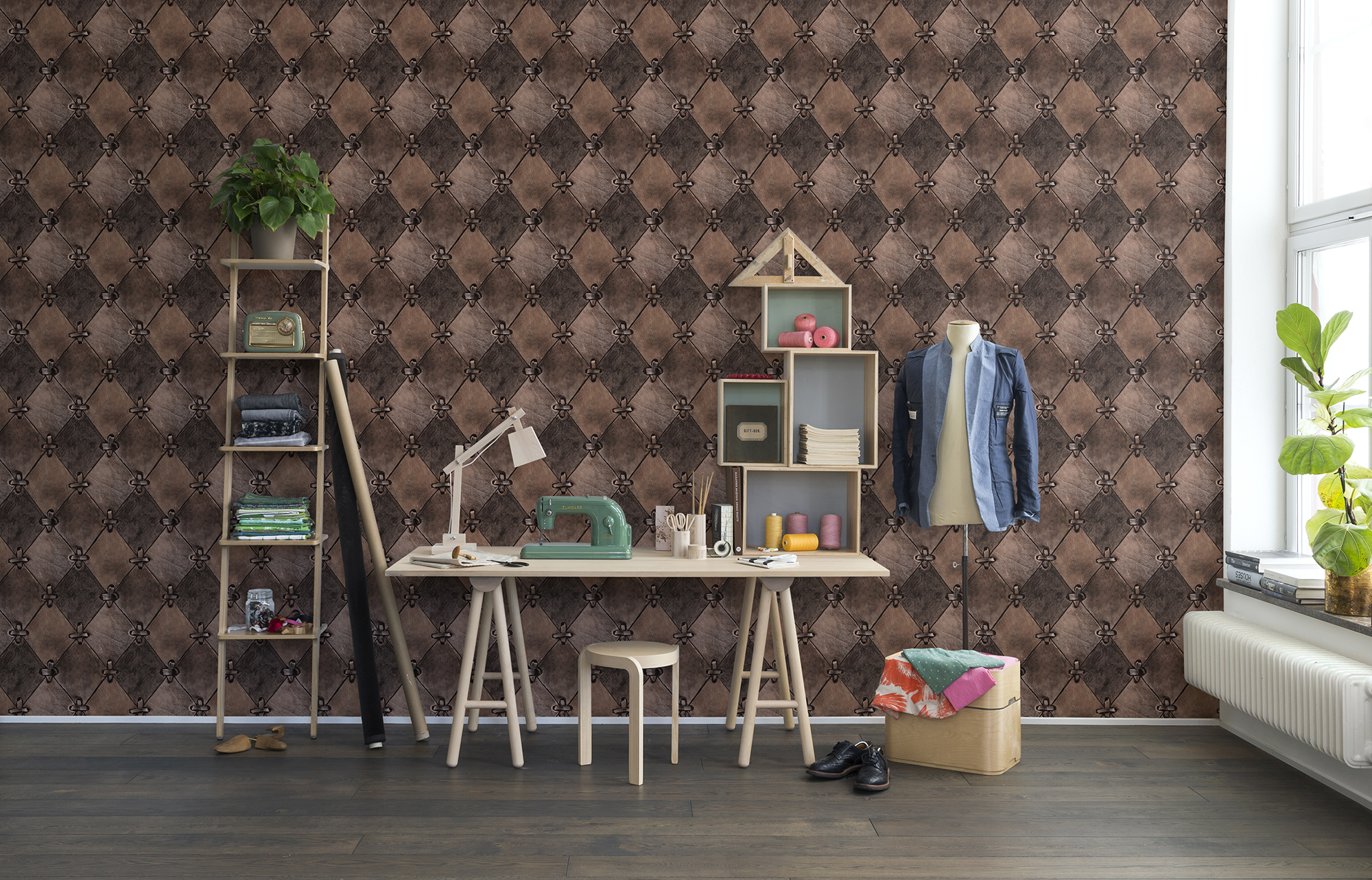 4995-foto-tapet-3d-romburi-vintage-personalizat-repetitiv-rebel-walls