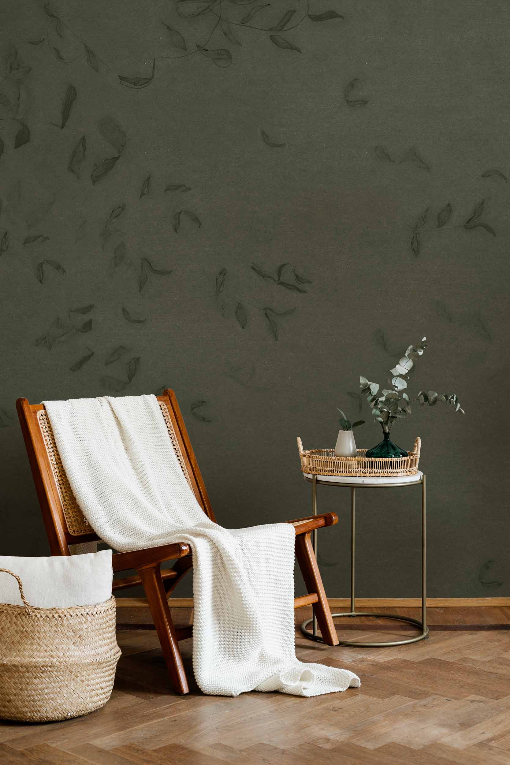 Loft,Interior,With,White,Cushion,In,Wicked,Basket,Close,To