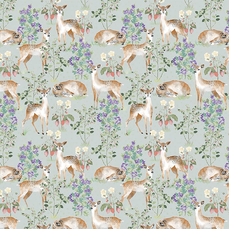 Ancas-Fawn-in-Green_design_tapet_vladila_3