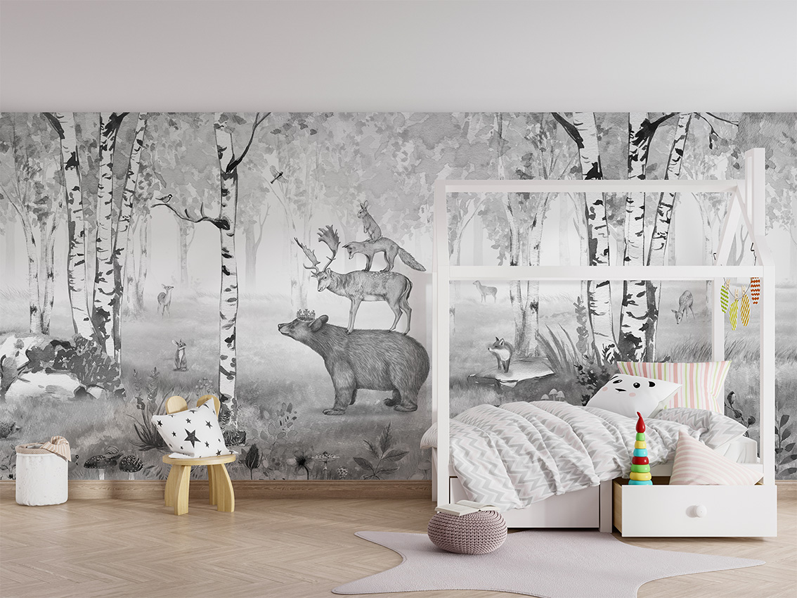 Bear_King_-_BW_-_House_bed