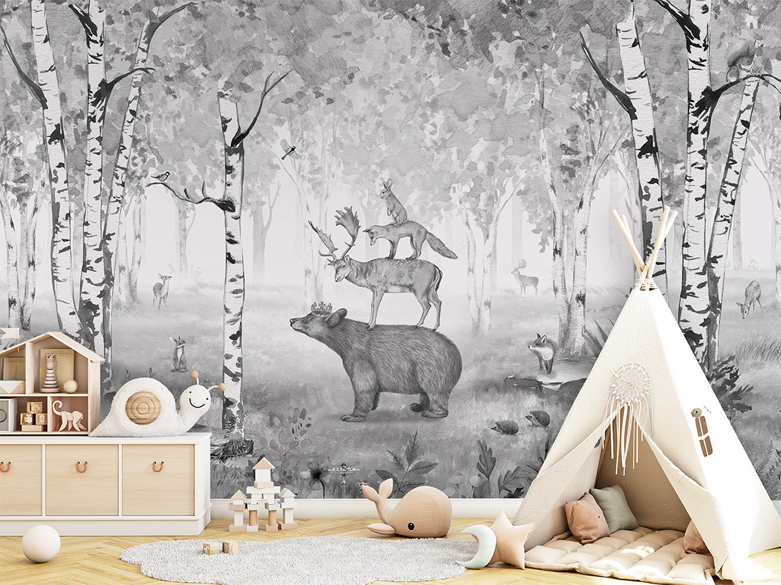 Bear_King_-_BW_-_Tipi