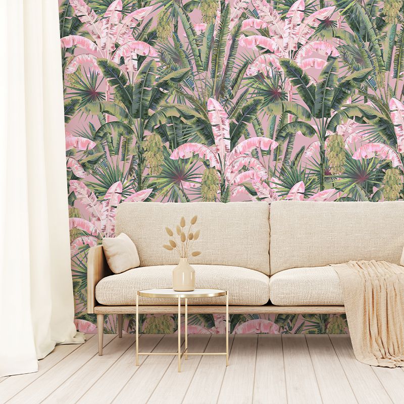 Blush-Groove-in-pink-jungle_tapet_vladila_2