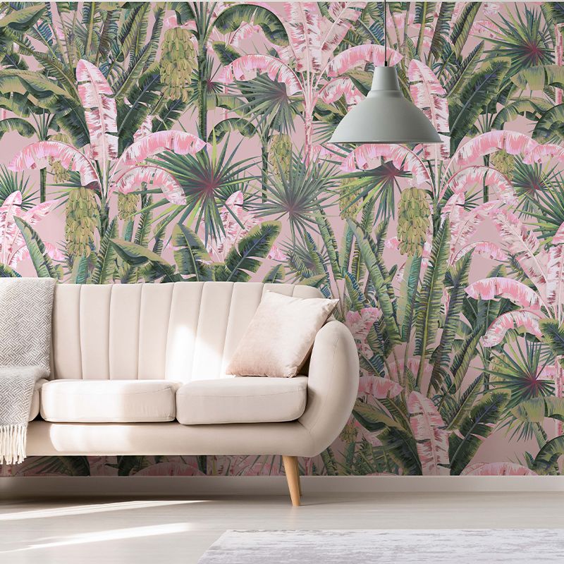 Blush-Groove-in-pink-jungle_tapet_vladila_3