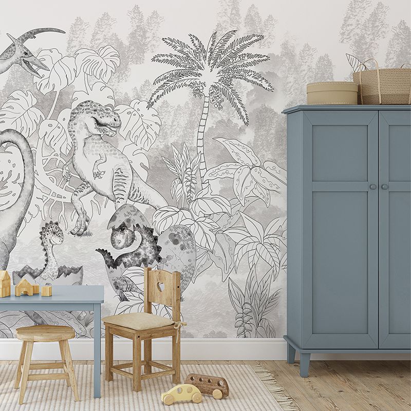 Davids-Dino-in-Grey_context-1_tapet_vladila_1
