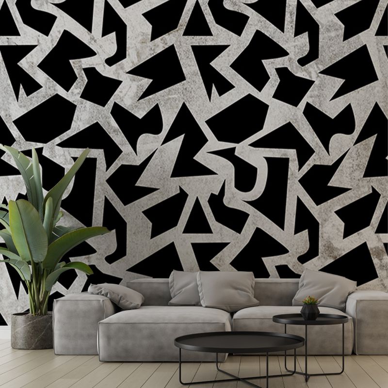 Geometric-Grunge-Light_tapet_vladila_2