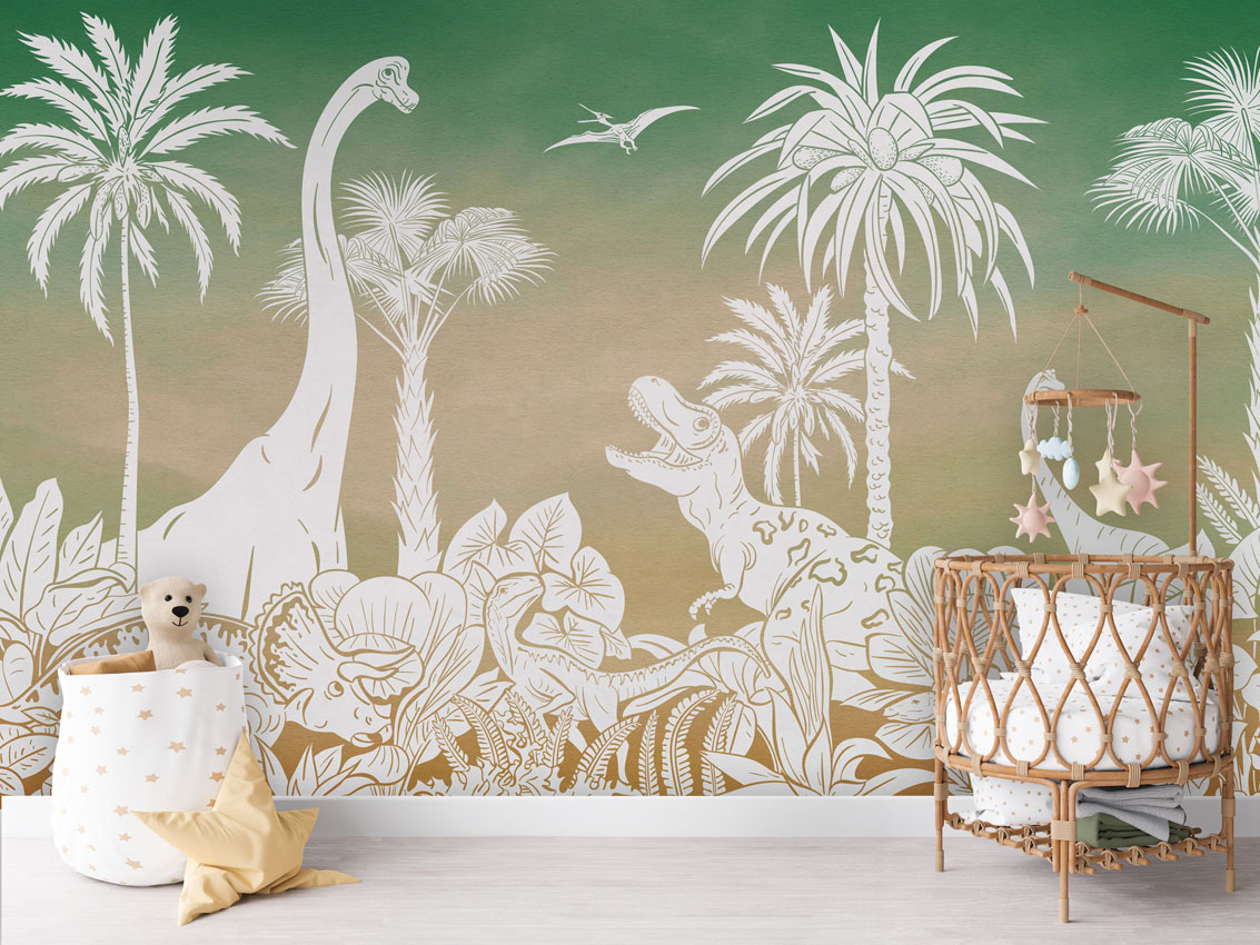MONOCHROME_DINO_GREEN_SKY_-_Mural_-_Crib_rotan_-_Copy