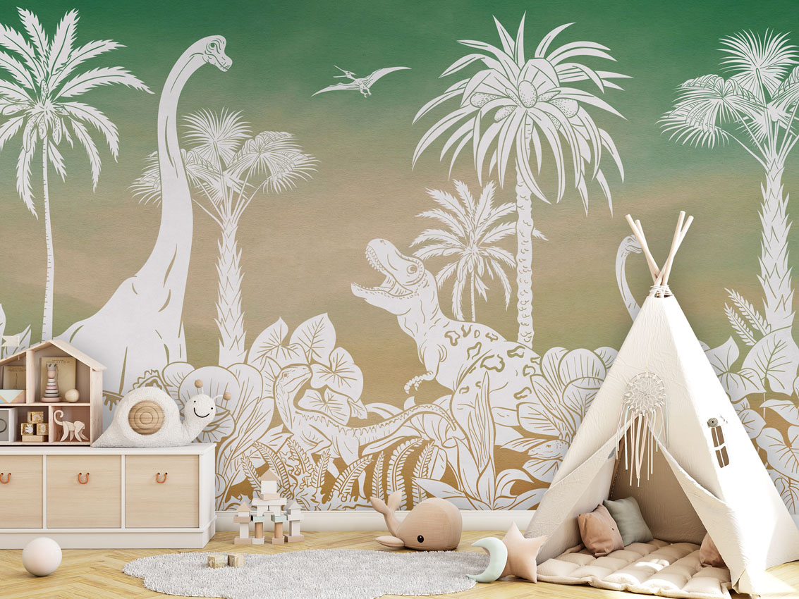 MONOCHROME_DINO_GREEN_SKY_-_Mural_-_Tipi_-_Copy