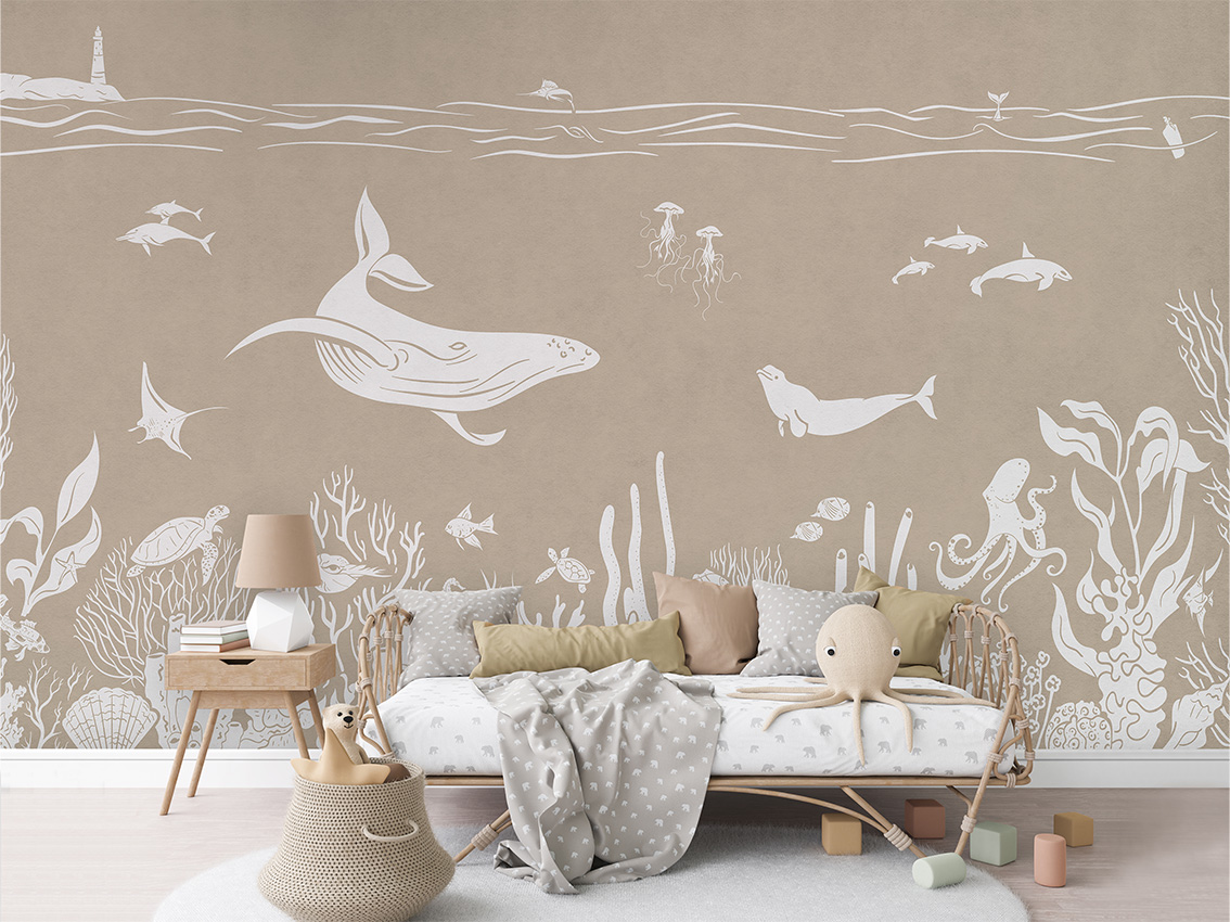 MONOCHROME_SEA_BROWN_-_Mural_-_Rotan_couch