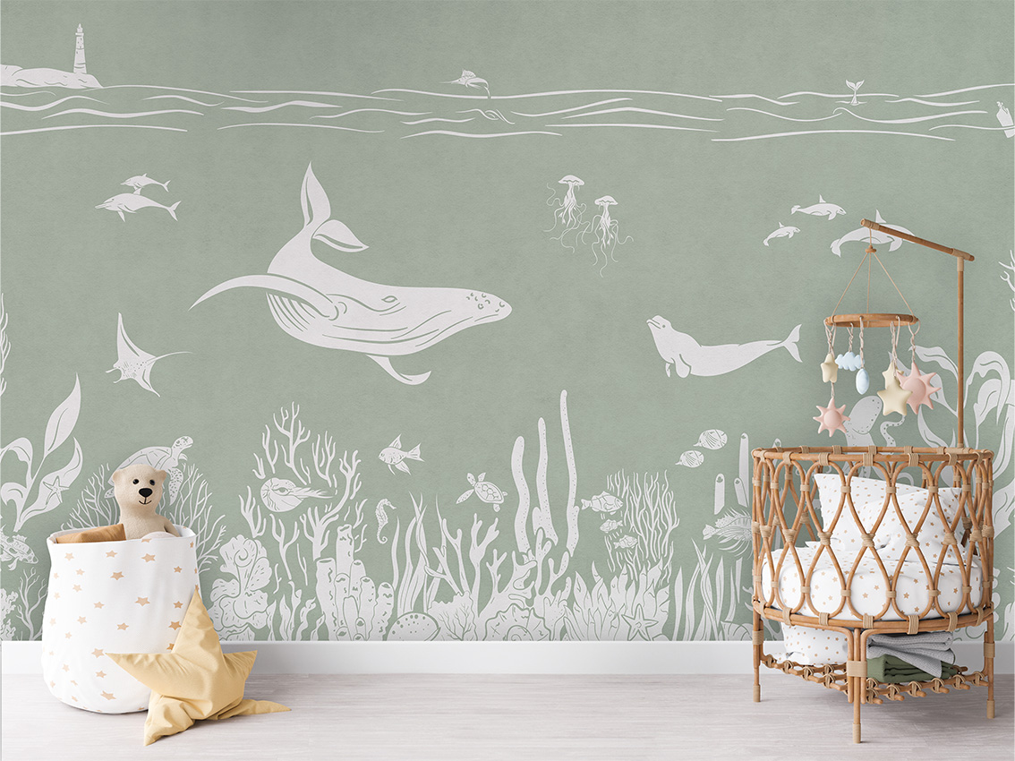 MONOCHROME_SEA_GREEN_-_Mural_-_Crib_rotan