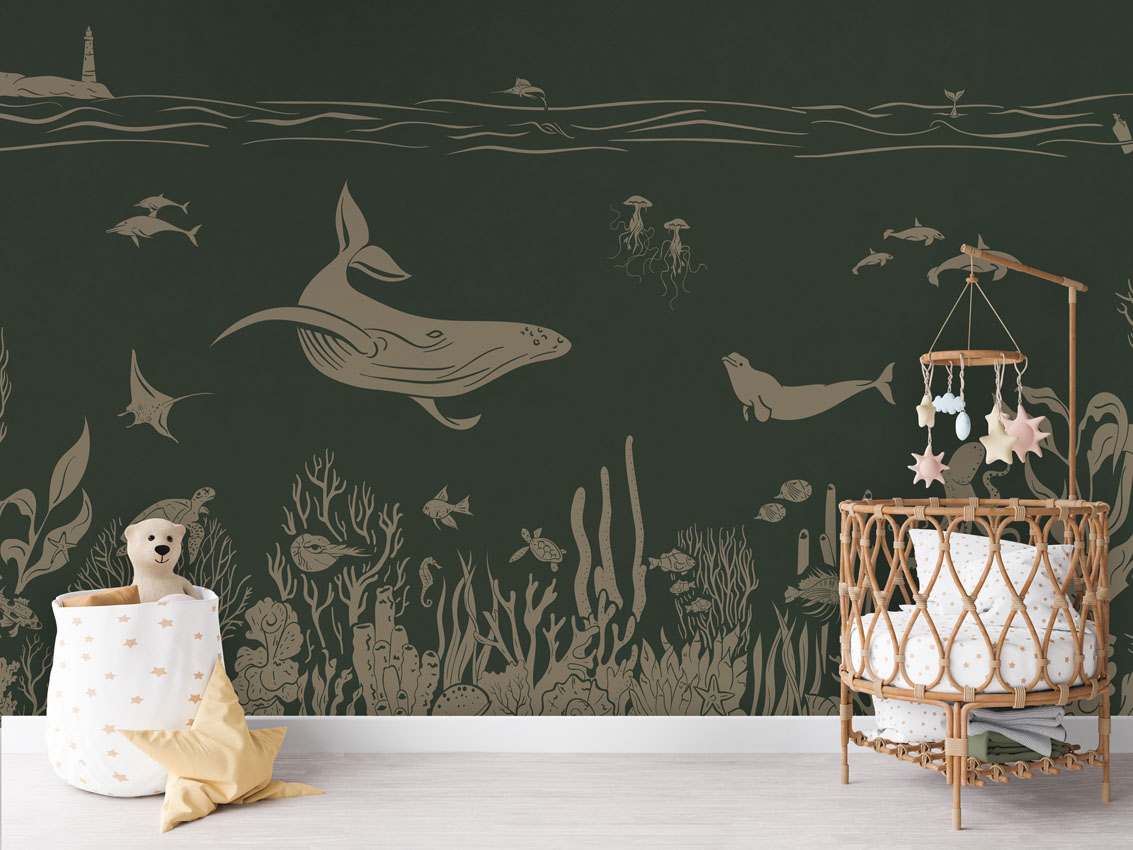 MONOCHROME_SEA_GREEN_VINTAGE_-_Mural_-_Crib_rotan_-_Copy