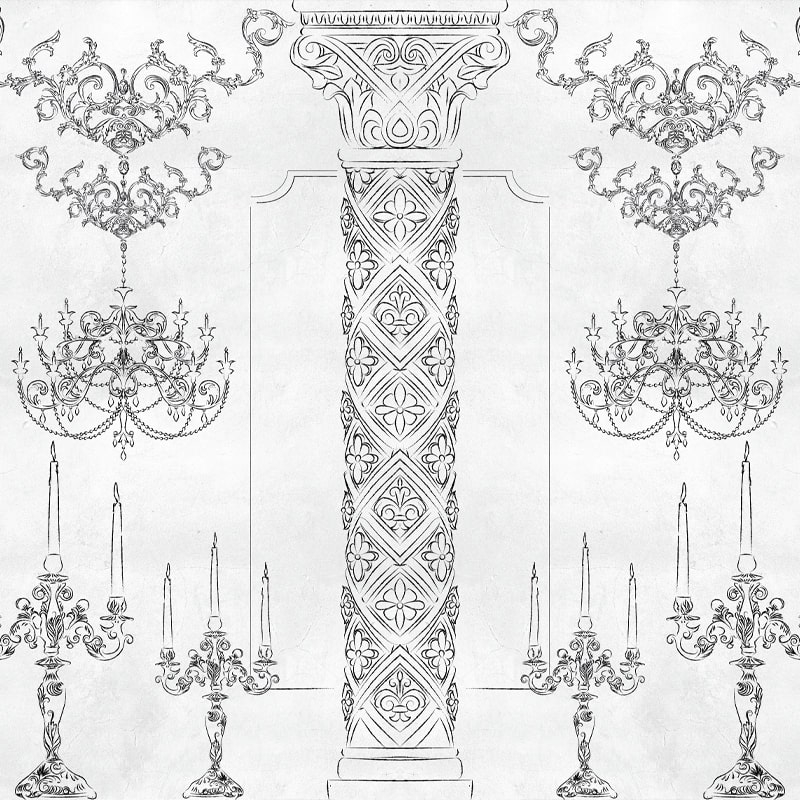 Tapet-Colonne-De-Lis-1
