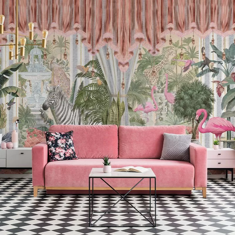 Tapet-Indoor-Tropically-living-sufragerie-vladila
