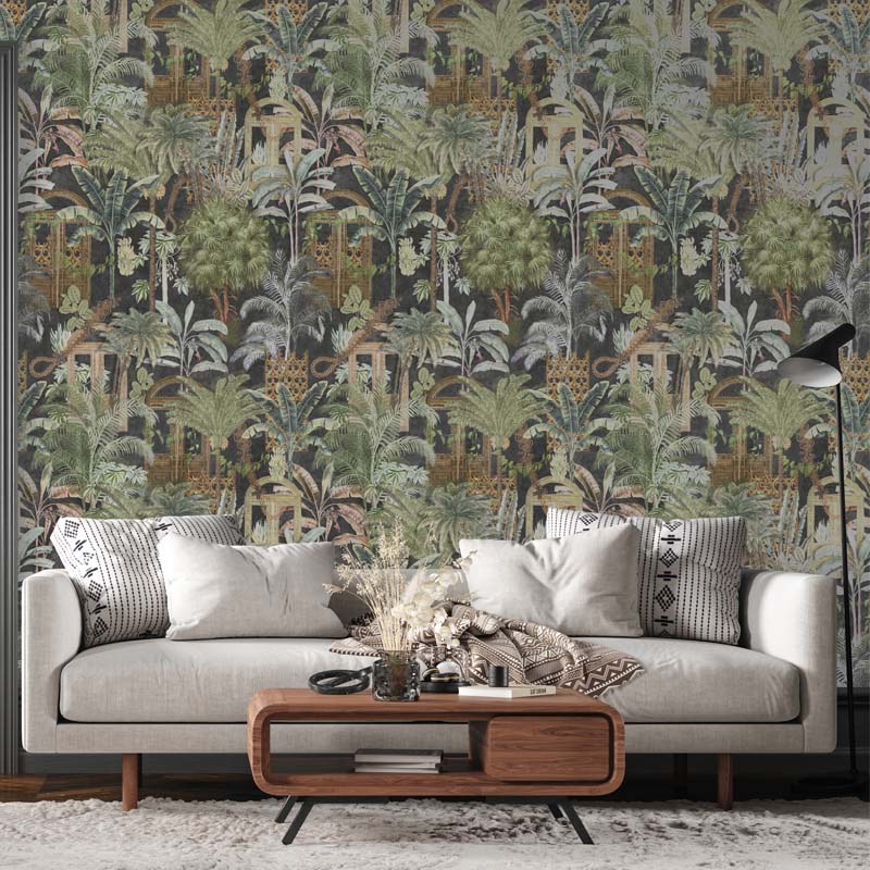 Tapet-Jungle-District-Night-living-personalizat