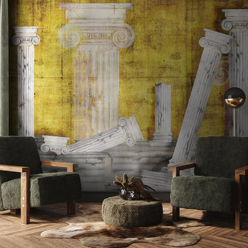 Tapet-living-Antique-Alabaster-in-Gold
