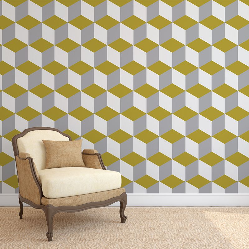 Yellow-and-White-Cube_tapet_vladila_2