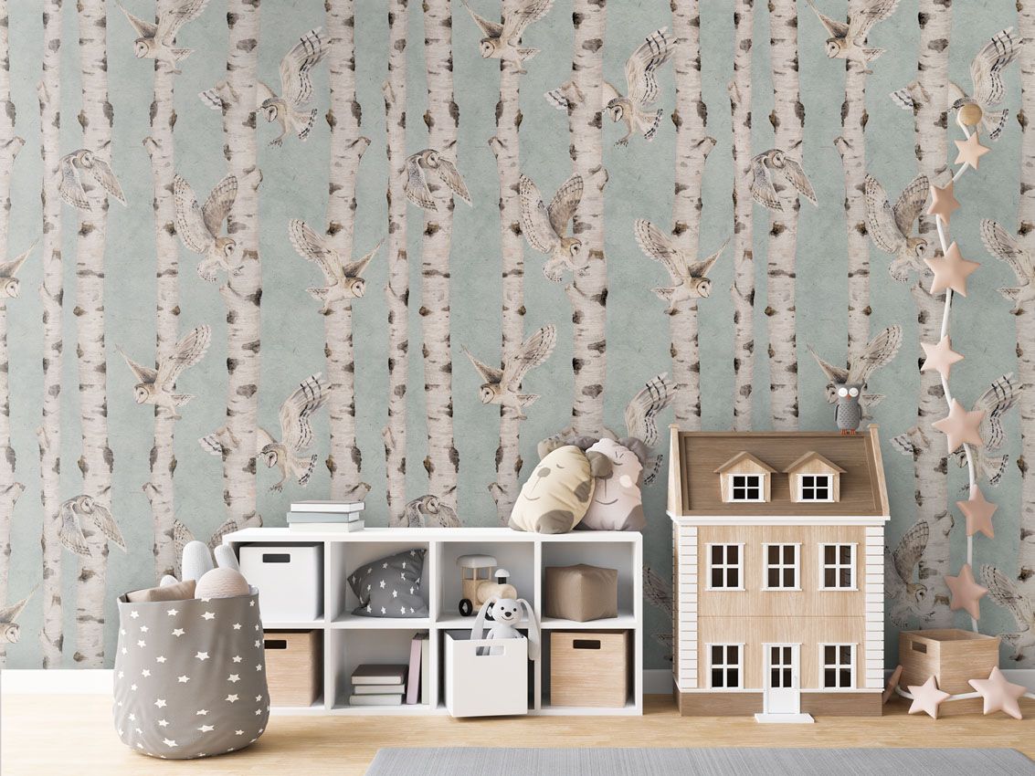 birch_and_owls_blue_-_mural_-_house