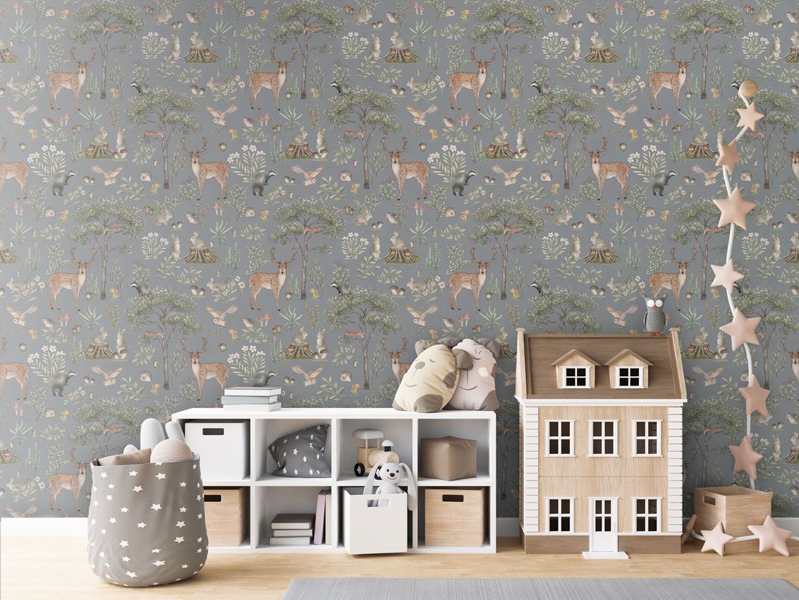 fantastic_forest_blue_-_mural_-_house