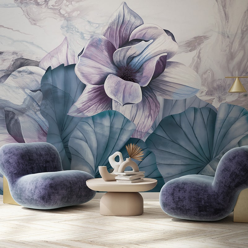 model-tapet-Arc-en-Ciel-Waterlily-vladila