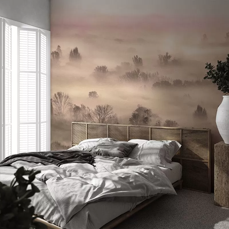model-tapet-Foggy-Landscape-Peach-vladila