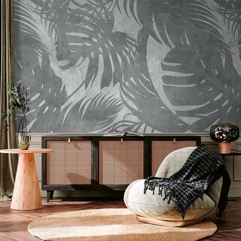 model-tapet-Leafs-original-grey-personalizat