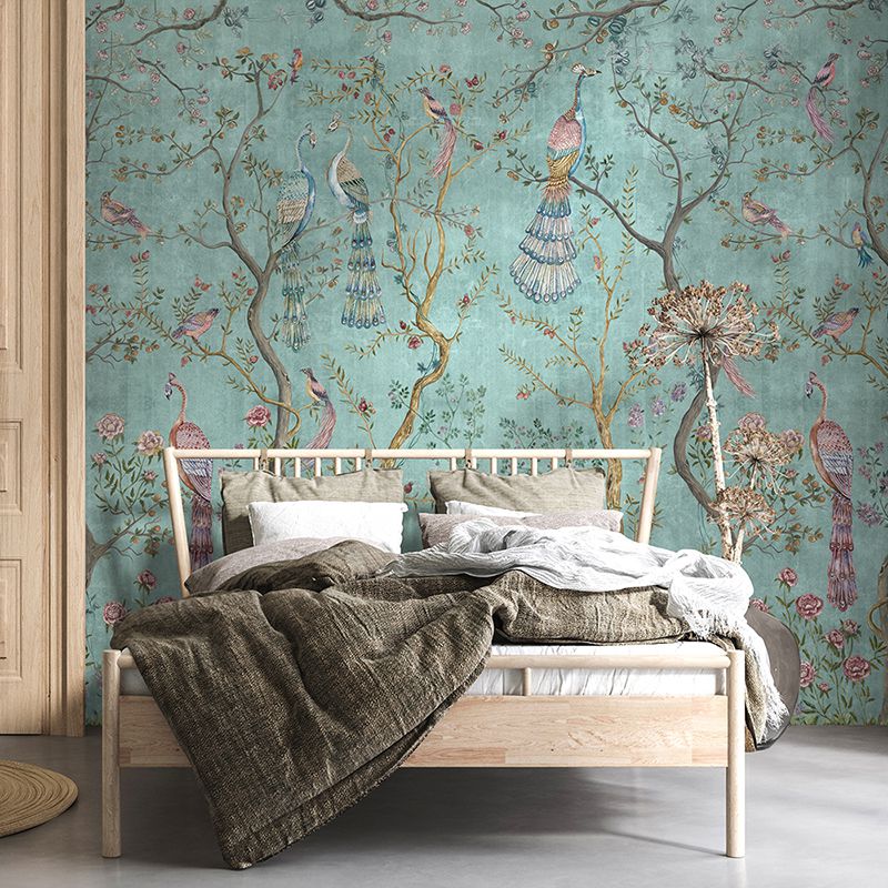 peacock-turquoise1000-x-1000-tapet-vladila