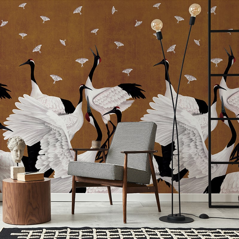 tapet-Grus-Japonesis-in-Ochre-vladila-wallpaper