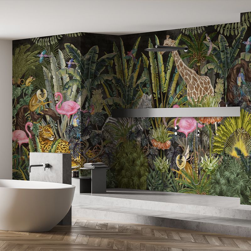 tapet-Jungleful-bright-tapet-hol