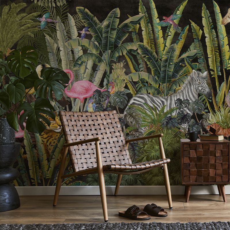 tapet-Jungleful-dark-tapet-dormitor