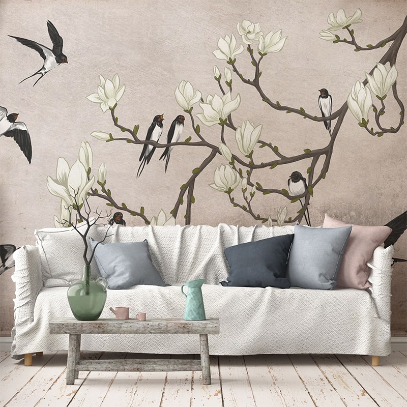tapet-The-land-of-swallows-black-vladila
