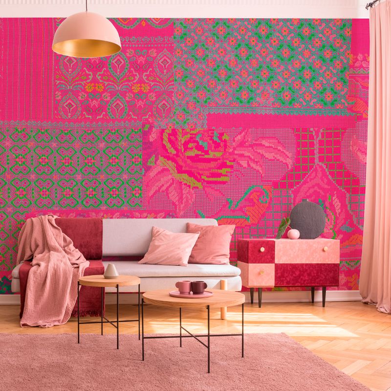 tapet-cerga-roz-tapet-living