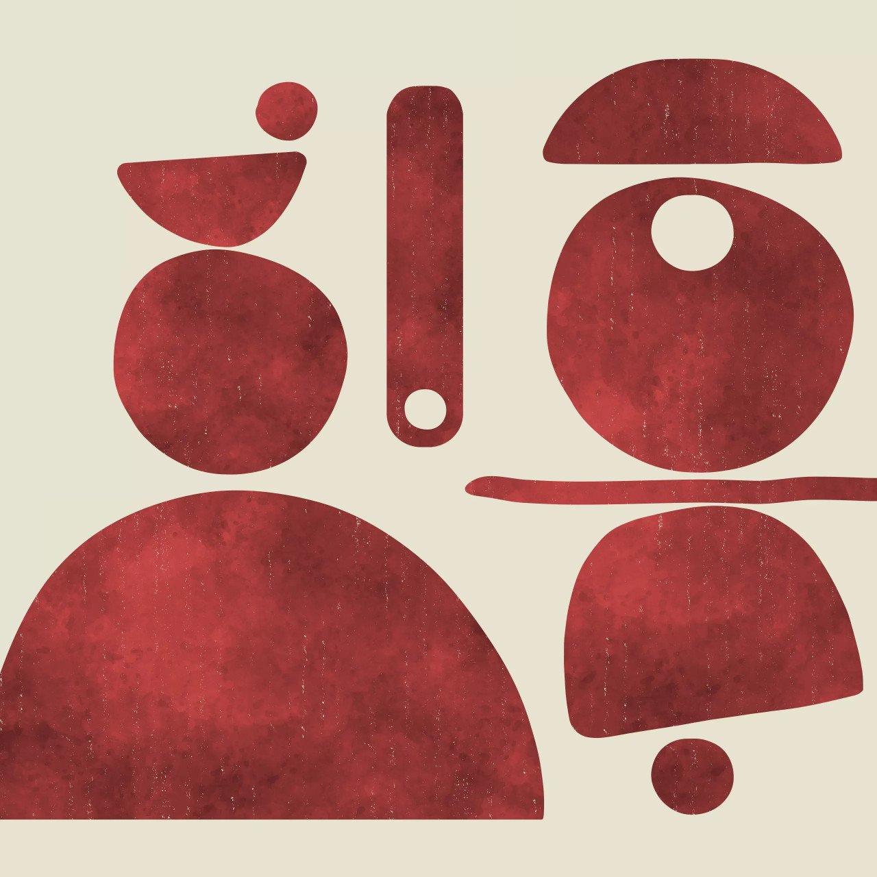 tapet-dayan-drums-watercolor-red33095