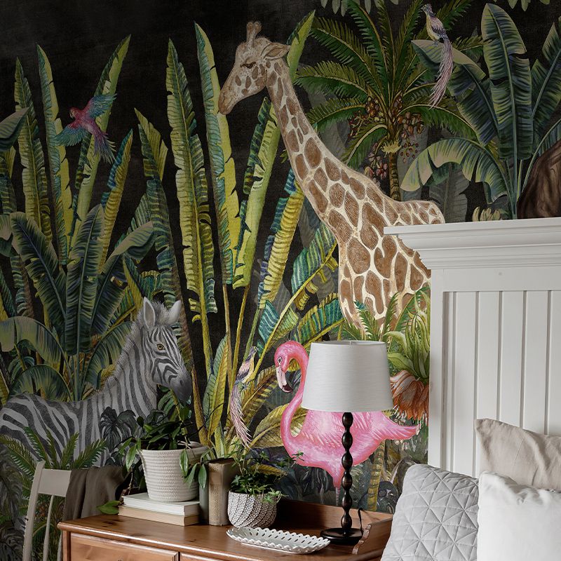 tapet-dormitor-Jungleful-dark
