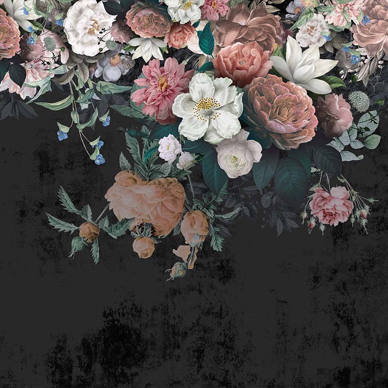tapet-floral-Painterly-roses