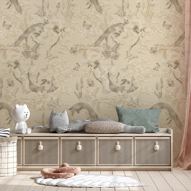 tapet-fox-and-fly-away35004