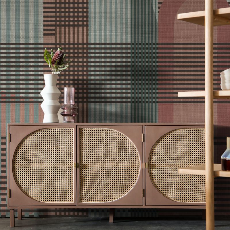 tapet-geometric-tapet-taffy-pink-tartan