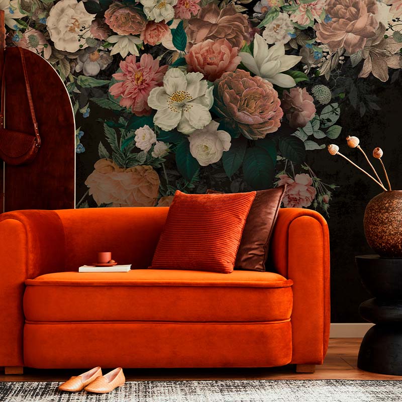 tapet-hotel-Painterly-roses