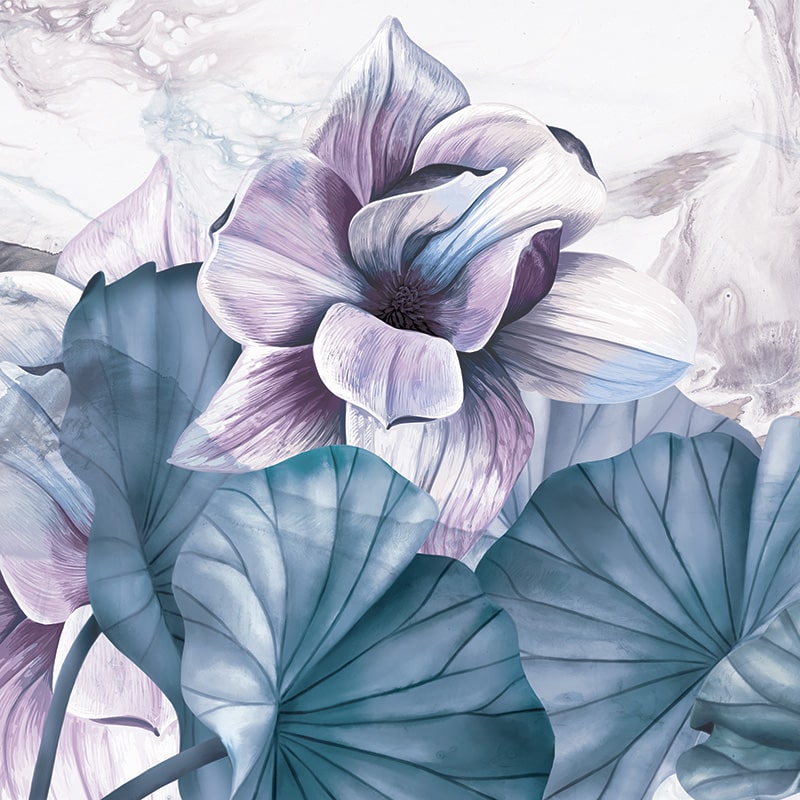 tapet-living-Arc-en-Ciel-Waterlily