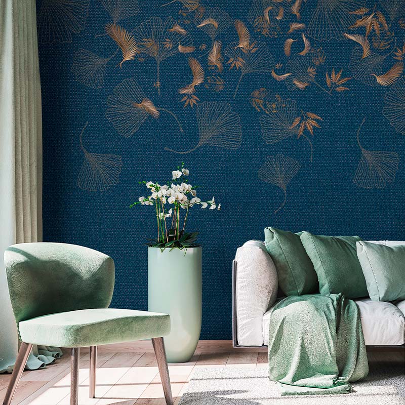 tapet-living-Goldean-Leafs-vladila