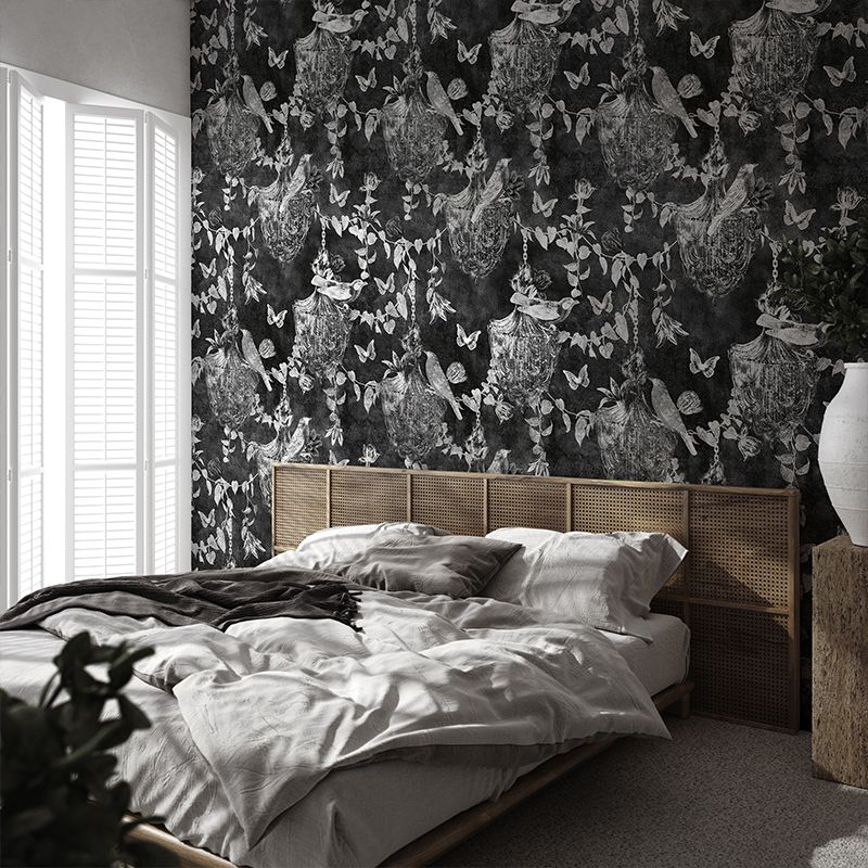 tapet-living-Majestic-Memoir-In-Black-vladila