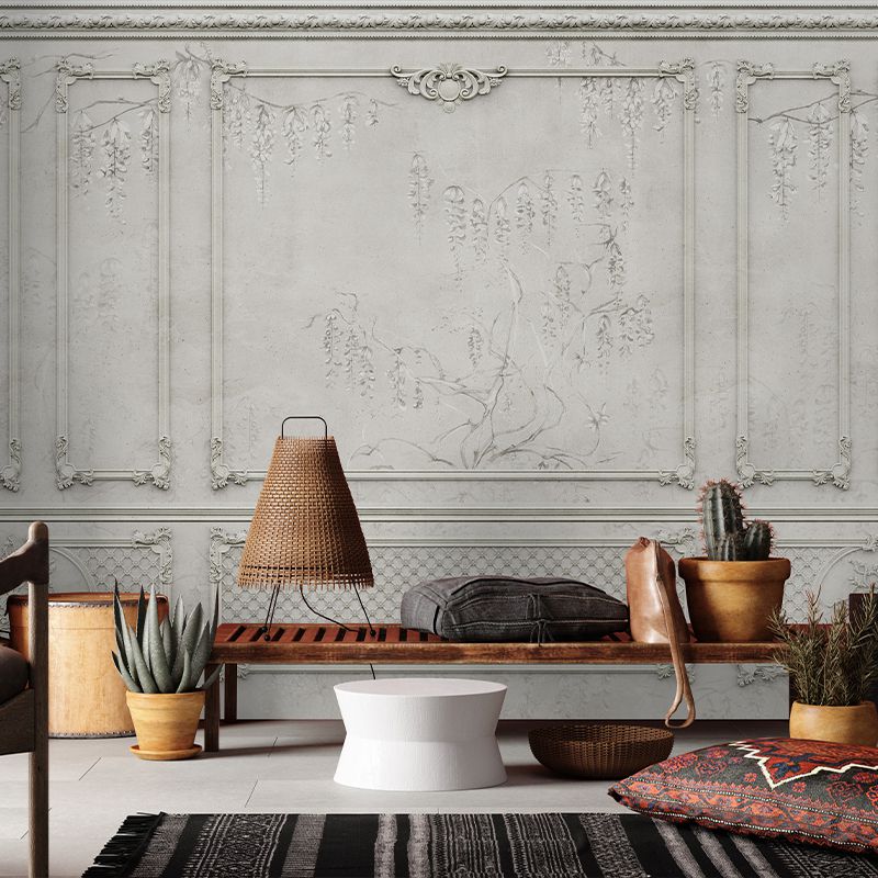 tapet-royal-vines-argile-tapet-living-stucatura-vladila