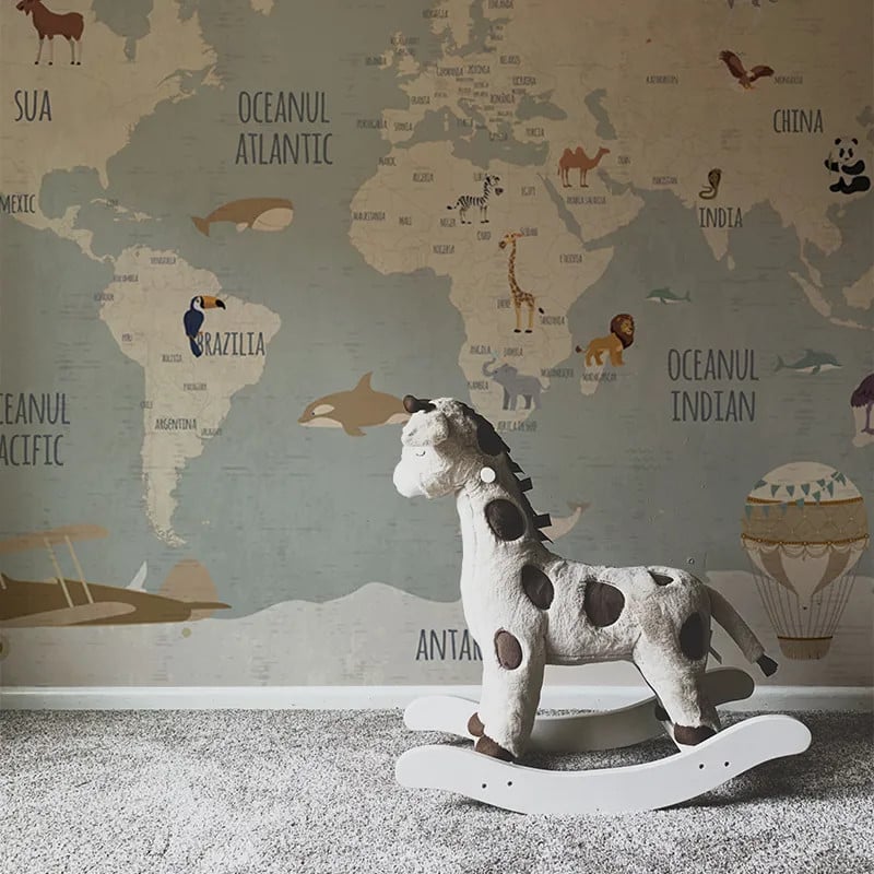 tapet-vintage-travel-map33712